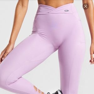 Gymshark Poise pink leggings size M